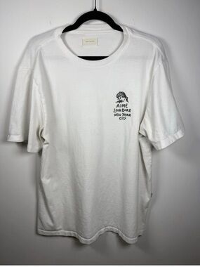 Aime Leon Dore White Logo Short Sleeve Tee